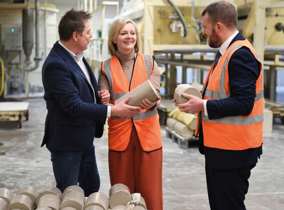 Secretary of State for International Trade, Liz Truss visits Steelite International