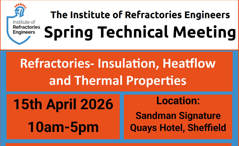 Institute Of Refractories Engineers Announces Spring Technical Meeting 2026
